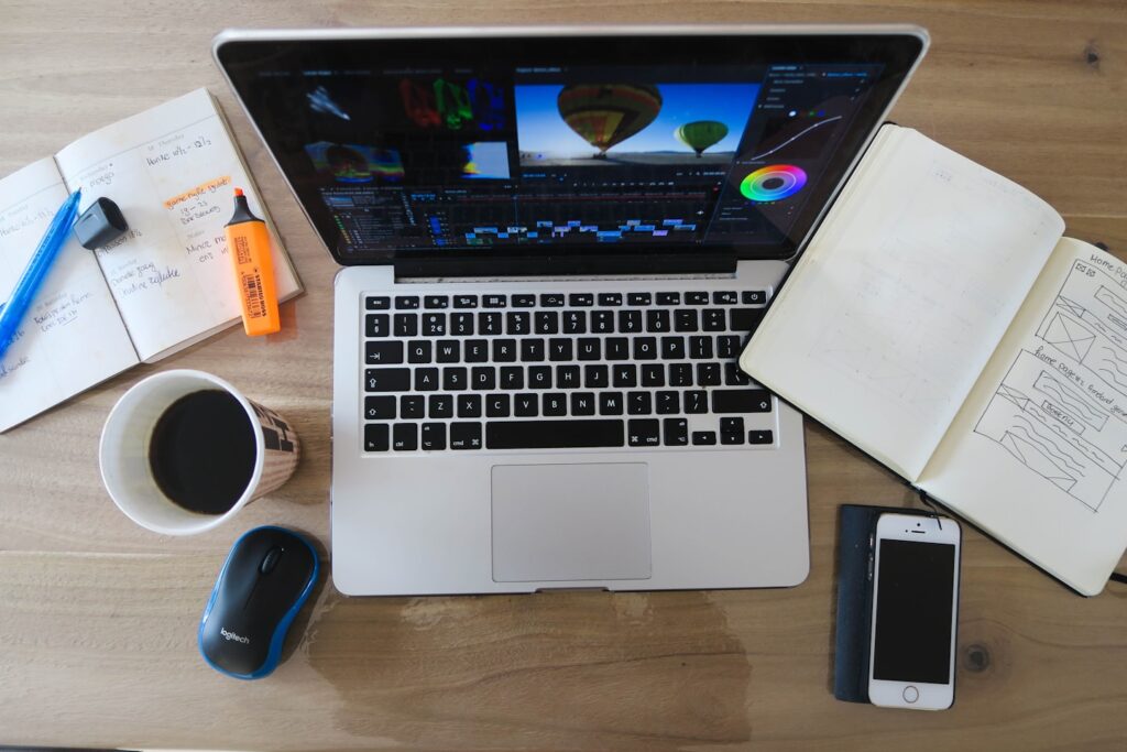 A creative workspace