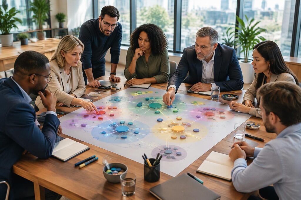 découvrez comment créer une carte sociodynamique de vos partenaires pour repérer les influenceurs, comprendre les alliances et renforcer votre management.